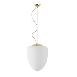 Obrázek pro produkt ASTRA L závěsné skleněné svítidlo mosaz leštěná / bílá IP40 3000 K 27W LED DALI (původní kód OS 60426) - OSMONT