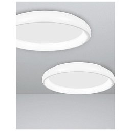 Obrázek pro produkt Stropní svítidlo ALBI bílý hliník a akryl LED 32W 230V 3000K IP20 stmívatelné - NOVA LUCE