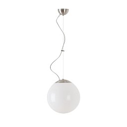 Obrázek pro produkt ISIS L2 PM závěsné plastové svítidlo kartáčovaná nerez / bílá IP40 25W E27 - OSMONT