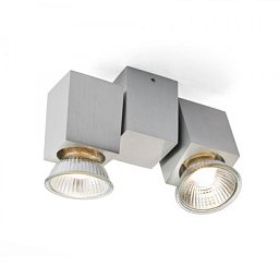 Obrázek pro produkt Bodové svítidlo MARVEL II bodovka hliník 230V GU10 2x50W - RED - DESIGN RENDL
