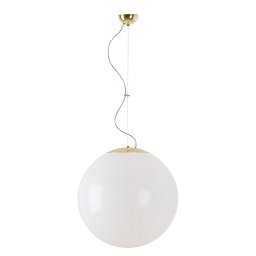Obrázek pro produkt ISIS L4 PE závěsné plastové svítidlo mosaz / bílá IP40 40W E27 - OSMONT