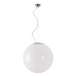 Obrázek pro produkt ISIS L4 PE závěsné plastové svítidlo nerez / bílá IP40 40W E27 - OSMONT