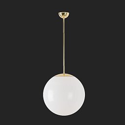 Obrázek pro produkt ISIS P3 PM závěsné plastové svítidlo mosaz leštěná / bílá IP40 3000 K 27W LED nouzové kombinované 1 h (původní kód OS 63444) - OSMONT