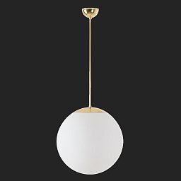 Obrázek pro produkt ISIS P3 PM-M závěsné plastové svítidlo mosaz leštěná / bílá IP40 3000 K 27W LED nouzové kombinované 1 h (původní kód OS 64445) - OSMONT