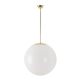 Obrázek pro produkt ISIS P4 PE závěsné plastové svítidlo mosaz / bílá IP40 40W E27 - OSMONT