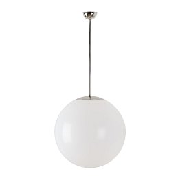 Obrázek pro produkt ISIS P4 PM závěsné plastové svítidlo nerez / bílá IP40 40W E27 - OSMONT