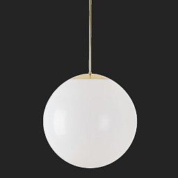 Obrázek pro produkt ISIS P4 PM HP závěsné plastové svítidlo mosaz leštěná / bílá IP40 4000 K 58W LED nouzové kombinované 3 h (původní kód OS 72651) - OSMONT