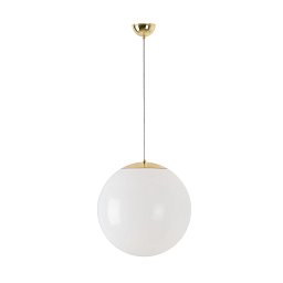 Obrázek pro produkt ISIS S3 PE závěsné plastové svítidlo mosaz / bílá IP40 40W E27 - OSMONT