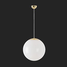 Obrázek pro produkt ISIS S3 PM závěsné plastové svítidlo mosaz leštěná / bílá IP40 3000 K 27W LED nouzové kombinované 1 h (původní kód OS 64313) - OSMONT
