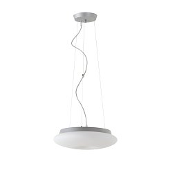 Obrázek pro produkt SATURN L1 závěsné skleněné svítidlo stříbrná / bílá IP20 4000 K 16W LED - OSMONT