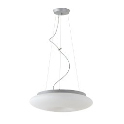 Obrázek pro produkt SATURN L2 závěsné skleněné svítidlo stříbrná / bílá IP20 3000 K 31W LED - OSMONT