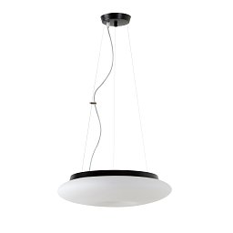 Obrázek pro produkt SATURN L2 závěsné skleněné svítidlo černá / bílá IP20 3000 K 31W LED - OSMONT