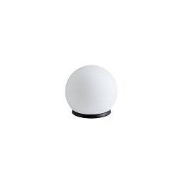 Obrázek pro produkt BIANCA 1 stolní skleněná lampa černá / bílá IP40 25W E27 (původní kód OS 50530) - OSMONT