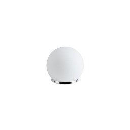 Obrázek pro produkt BIANCA 1 stolní skleněná lampa chrom / bílá IP40 25W E27 (původní kód OS 50532) - OSMONT