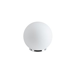 Obrázek pro produkt BIANCA 2 stolní skleněná lampa chrom / bílá IP40 40W E27 (původní kód OS 50536) - OSMONT