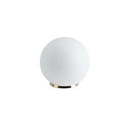 Obrázek pro produkt BIANCA 2 stolní skleněná lampa mosaz leštěná / bílá IP40 40W E27 (původní kód OS 50537) - OSMONT