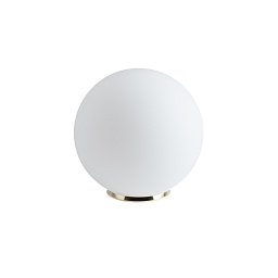 Obrázek pro produkt BIANCA 3 stolní skleněná lampa mosaz leštěná / bílá IP40 60W E27 (původní kód OS 50541) - OSMONT