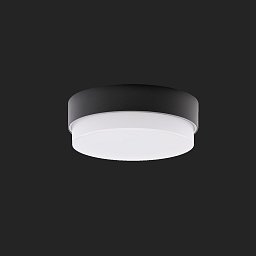 Obrázek pro produkt TRITON 1 stropní/nástěnné průmyslové plastové svítidlo černá / bílá IP65 4000 K 19W LED nouzové kombinované 3 h (původní kód OS 57777) - OSMONT