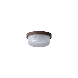 Obrázek pro produkt ELEKTRA 3 stropní/nástěnné průmyslové plastové svítidlo hnědá / bílá IP54 4000 K 8W LED (původní kód OS 50621) - OSMONT