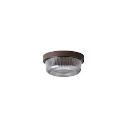 Obrázek pro produkt ELEKTRA 3 stropní/nástěnné průmyslové plastové svítidlo hnědá / čirá IP54 60W E27 (původní kód OS 50008) - OSMONT
