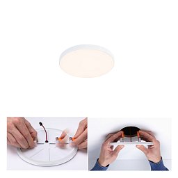 Obrázek pro produkt VariFit LED vestavné svítidlo Veluna Edge IP44 kruhové 90mm 3000K bílá - PAULMANN