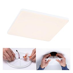 Obrázek pro produkt VariFit LED vestavné svítidlo Veluna Edge IP44 hranaté 200x200mm 3000K bílá stmívatelné - PAULMANN