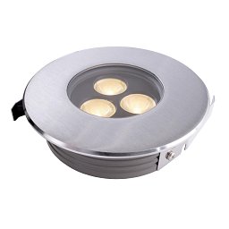 LED Zápustné zemní svítidlo Flat 3 x 2W teplá bílá 15° - LIGHT IMPRESSIONS Obrázek pro produkt LED Zápustné zemní svítidlo Flat 3 x 2W teplá bílá 15° - LIGHT IMPRESSIONS