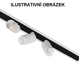 VÝPRODEJ VZORKU - Spot MINI TUBE pro MODULIGHT 2x 8W 24º 3000K černý - BPM Obrázek pro produkt VÝPRODEJ VZORKU - Spot MINI TUBE pro MODULIGHT 2x 8W 24º 3000K černý - BPM