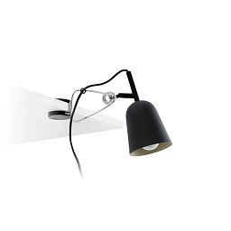 STUDIO černá a krémová stolní lampa s klipem - FARO Obrázek pro produkt STUDIO černá a krémová stolní lampa s klipem - FARO