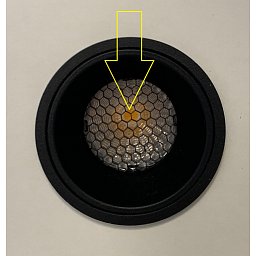 ACHC01 Stínící mřížka HONEY COMB černá / černá 32mm - KOHL-LIGHTING Obrázek pro produkt ACHC01 Stínící mřížka HONEY COMB černá / černá 32mm - KOHL-LIGHTING