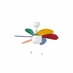 PALAO S, multicolor, stropní ventilátor,76cm - FARO Obrázek pro produkt PALAO S, multicolor, stropní ventilátor,76cm - FARO