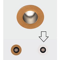 Obrázek pro produkt Svítidlo zápustné VERSUS LITL bílá / černá 3W 2700K - KOHL Lighting