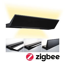 Nástěnné svítidlo Ranva Zigbee Tunable White LED černé 230V - PAULMANN Obrázek pro produkt Nástěnné svítidlo Ranva Zigbee Tunable White LED černé 230V - PAULMANN
