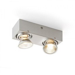 Obrázek pro produkt Bodové svítidlo MARVEL náklopná hliník 230V GU10 2x50W - RED - DESIGN RENDL