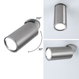 Obrázek pro produkt LED vestavné svítidlo 3-krokové-stmívatelné Turnal kruhové 60mm 90° Coin 6W 230V stmívatelné 2700K kov kartáčovaný - PAULMANN