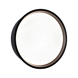 Obrázek pro produkt LED venkovní nástěnné svítidlo Platomo IP44 kruhové 180mm 3000K 14,5W 230V černá umělá hmota - PAULMANN