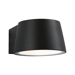 Obrázek pro produkt LED venkovní nástěnné svítidlo Capea neláká hmyz IP44 96x128mm 2200K 6W 230V 98° černá hliník - PAULMANN