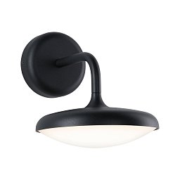 Obrázek pro produkt LED venkovní nástěnné svítidlo Nostro IP44 kruhové 180x250mm 3000K 10W 230V antracit hliník - PAULMANN
