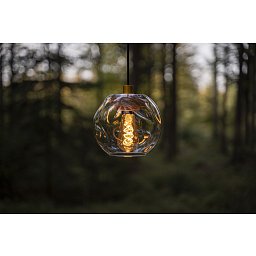 Závěsné svítidlo Element Easy Sphere Mini Natural | bílý lak, černá patice, čiré sklo - YOURDESIGN Obrázek pro produkt Závěsné svítidlo Element Easy Sphere Mini Natural | bílý lak, černá patice, čiré sklo - YOURDESIGN