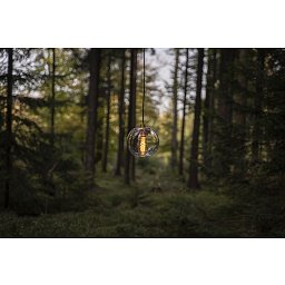 Obrázek pro produkt Závěsné svítidlo Element Easy Sphere Mini Smoke | světlý dub, černá patice, kouřové sklo - YOURDESIGN
