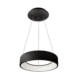 Obrázek pro produkt Deko-Light závěsné svítidlo Sculptoris 400 mm, 30,0 W, 3000/4000 K, černá 220-240V AC/50-60Hz 30,00 W 3000/4000 K 2000 lm tmavě černá RAL 9005