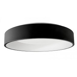 Obrázek pro produkt Deko-Light stropní přisazené svítidlo Sculptoris 600 mm, 42,0 W, 3000/4000 K, černá 220-240V AC/50-60Hz 42,00 W 3000/4000 K 3100 lm tmavě černá RAL 9005