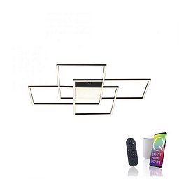 Obrázek pro produkt Paul Neuhaus Q-Asmin LED stropní svítidlo Smart Home 80x80 černá ZigBee 2700-5000K - PAUL NEUHAUS