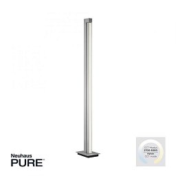 Obrázek pro produkt Paul Neuhaus PURE Lines LED stojací svítidlo stmívatelné otočné vypínač 2700-5000K šedá - PAUL NEUHAUS
