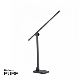 PURE GRAFO LED stolní lampa, černá, nastavitelná, stmívatelná 3000K - PAUL NEUHAUS Obrázek pro produkt PURE GRAFO LED stolní lampa, černá, nastavitelná, stmívatelná 3000K - PAUL NEUHAUS