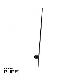 Obrázek pro produkt PURE GRAFO LED nástěnné svítidlo, černá, úzké, nastavitelné, 110cm 3000K - PAUL NEUHAUS