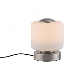 Obrázek pro produkt BOTA LED stolní lampa stříbrná, kruhová, dotykový stmívač, nadčasový design 3000K - PAUL NEUHAUS