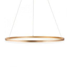 Obrázek pro produkt TITUS LED závěsné svítidlo 80x80 mosaz, kruhové, stmívatelné, paměťová funkce, moderní SimplyDim 3000K - PAUL NEUHAUS