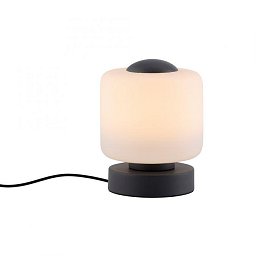 Obrázek pro produkt BOTA LED stolní lampa antracit, kruhová, dotykový stmívač, nadčasový design 3000K - PAUL NEUHAUS
