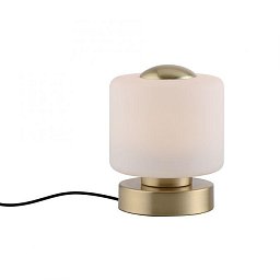 Obrázek pro produkt BOTA LED stolní lampa, mosaz, kruhová, dotykový stmívač, nadčasový design 3000K - PAUL NEUHAUS